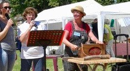 Animation orgue de barbarie et karaoké ambulant